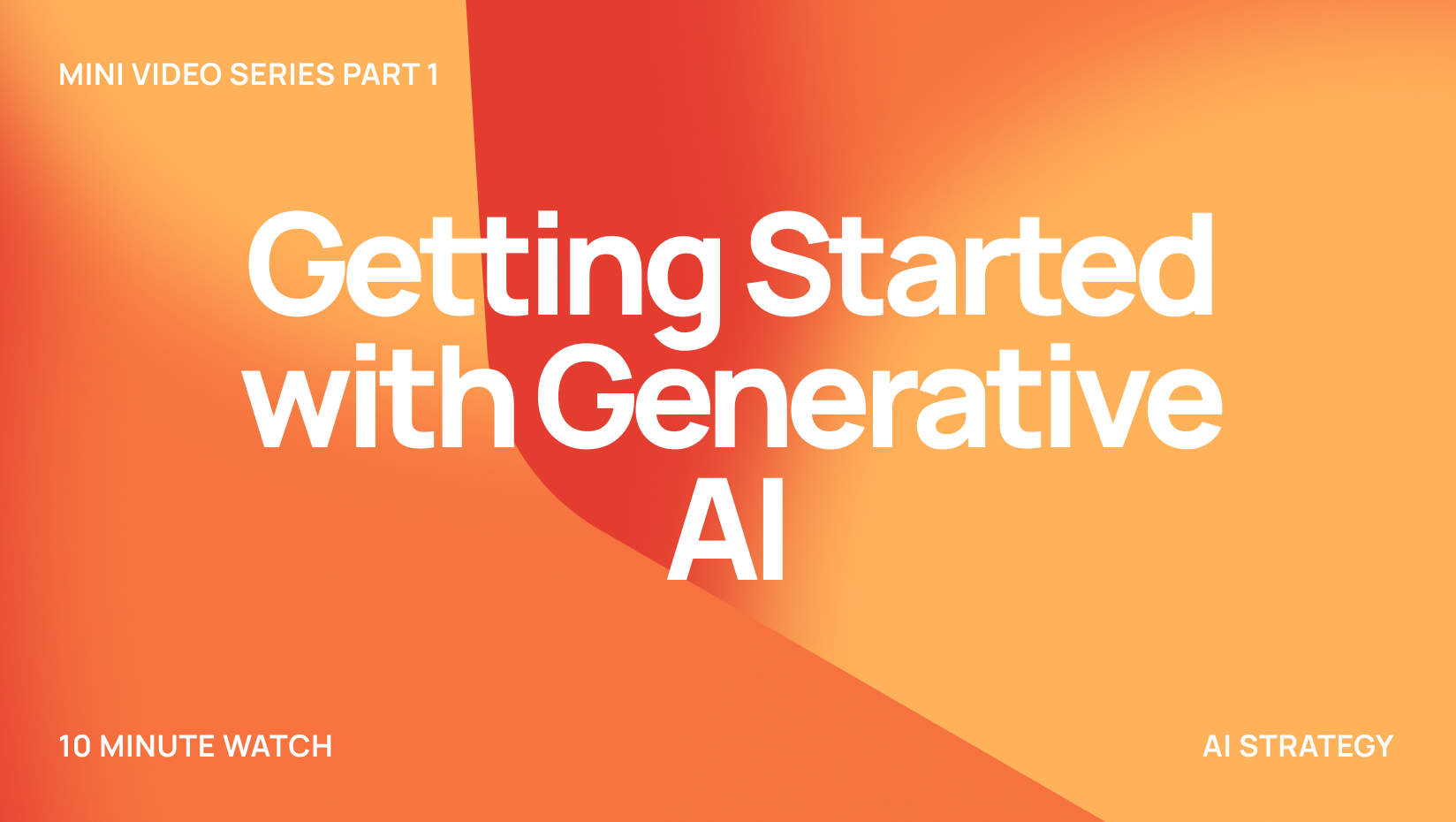 Unleashing Opportunity: A Guide to Getting Started with Generative AI in Your Organization